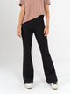Ref: 0610371 Pantalón flare stretch, tipo legging, tiro alto, tono negro