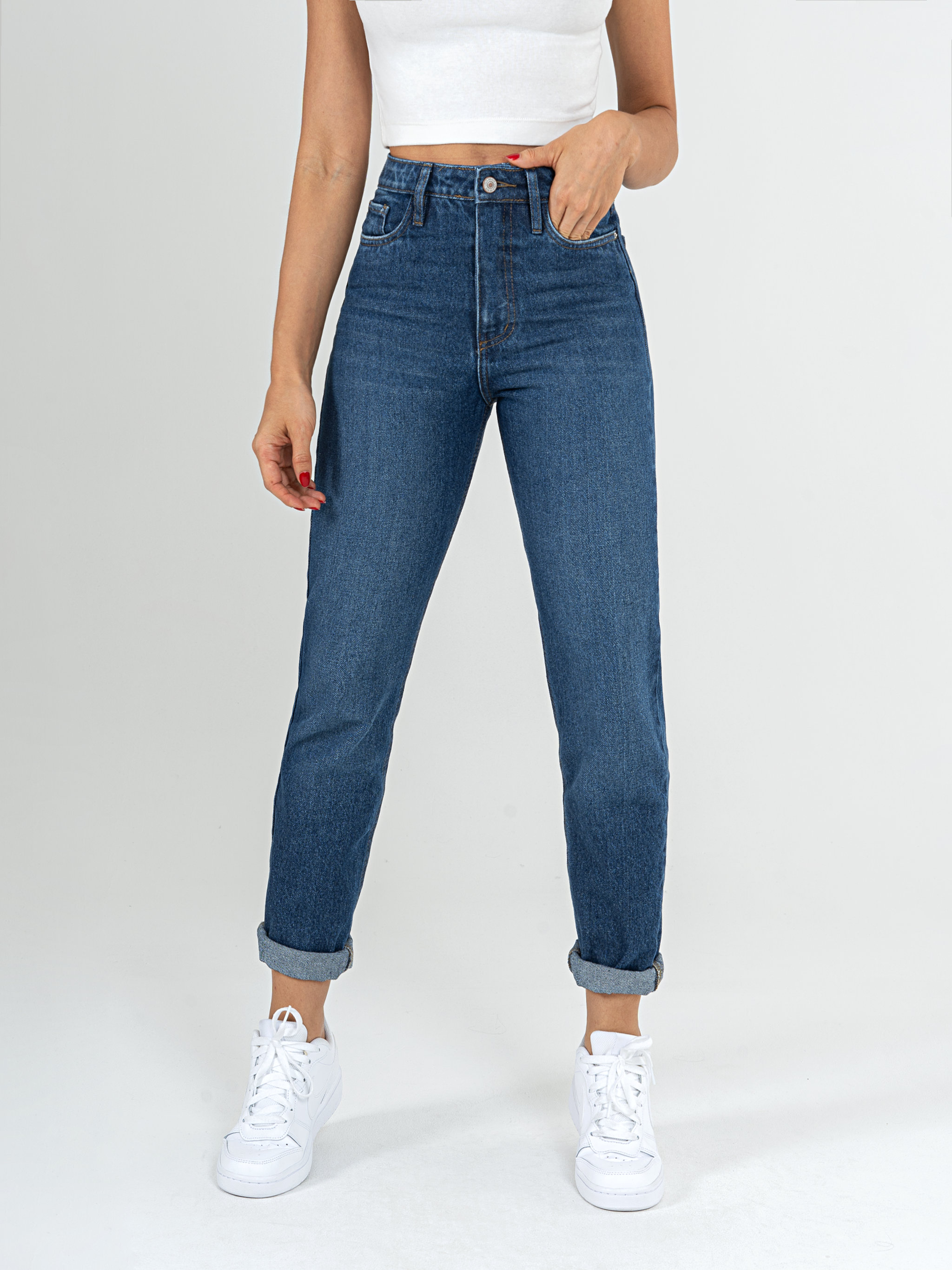 Mom best sale jeans oscuros