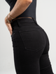 Ref: 064076  Jean skinny stretch, tiro alto, tono negro