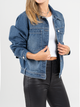 Ref: 065130 Chaqueta vaquera en índigo, rígida tono azul medio