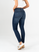 Ref: 065477 Jean Skinny stretch, tiro alto, tono azul oscuro