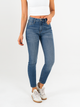 Ref: 065478 Jean Skinny stretch, tiro alto, tono azul medio