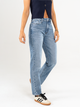 Ref: 065488 Jean Mom fit stretch, tiro alto, tono azul medio