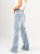Ref: 065490 Jean Mom flare, stretch, tiro alto, tono azul medio claro