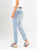 Ref: 065578 Jean Mom fit, slim cropped, stretch, tiro alto, tono azul medio claro