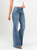 Ref: 065614 Jean flare stretch, bota ancha, tiro alto, tono azul medio