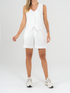 Ref: 068837 Short tejido liviano, sin prenses, tono ivory, tiro alto