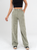 Ref: 068991 Pantalón straight leg, stretch, sin prenses, en corduroy, tiro alto, tono verde, tiro alto