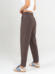 Ref: 069083 Pantalón slouchy, sin prenses, tono café, tejido liviano, tiro alto