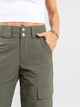 Ref: 069251 Pantalón cargo, liviano, tono verde, silueta amplia, tiro alto, diseño con bolsillos laterales