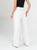 Ref: 069497 Pantalón straight leg, sin prense, tono ivory, tejido plano liviano, tiro alto, detalle en pretina
