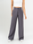 Ref: 069528 Pantalón mom flare, prenses, tiro alto, tejido plano liviano, tono gris
