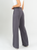 Ref: 069528 Pantalón mom flare, prenses, tiro alto, tejido plano liviano, tono gris