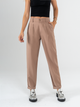 Ref: 069709 Pantalón slouchy, prenses, tejido liviano, tiro alto, tono cafe