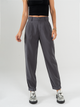 Ref: 069710 Pantalón slouchy, prenses, tejido liviano, tiro alto, tono gris