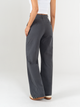 Ref: 069787 Pantalón mom flare, sin prense, tono gris, tejido plano liviano, tiro alto