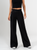 Ref: 069820 Pantalón palazzo, sin prenses, tejido plano liviano, detalle en pretina, tono negro
