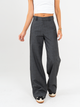 Ref: 069566 Pantalón straight leg, tejido plano liviano, bolsillo ribete , tono gris