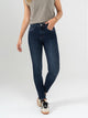 Ref: 064768 Jean Skinny stretch, tiro alto, tono azul medio oscuro