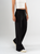 Ref: 069900 Pantalón palazzo, sin prenses, stretch, tejido plano liviano, tiro alto, tono negro