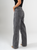 Ref: 065814 Pantalón wide leg, tiro alto, con cortes, stretch, tono gris