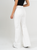 Ref: 069289 Pantalón flare stretch, bota ancha, tiro alto, tiro alto, tono ivory.