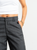Ref: 069566 Pantalón straight leg, tejido plano liviano, bolsillo ribete , tono gris