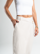 Ref: 069818 Pantalón mom flare, sobrepuesto delantero, tejido plano liviano, tiro alto, tono arena