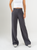 Ref: 069828 Pantalón mom flare, sin prenses, tejido plano liviano, tiro alto, detalle en pretina, tono gris