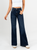 Ref: 065493 Jean palazzo stretch, tiro alto, tono azul oscuro