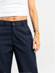 Ref: 069567 Pantalón straight leg, tejido plano liviano, bolsillo ribete , tono azul