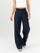Ref: 069567 Pantalón straight leg, tejido plano liviano, bolsillo ribete , tono azul